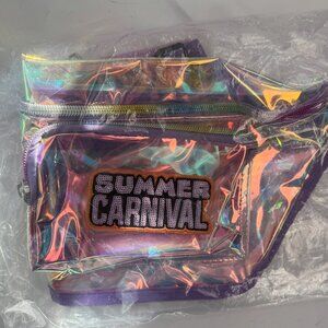 P!NK Summer Carnival Iridescent Fanny Pack